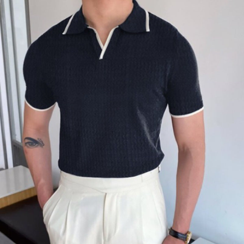 Poloshirt mit V-Kragen - Janosch