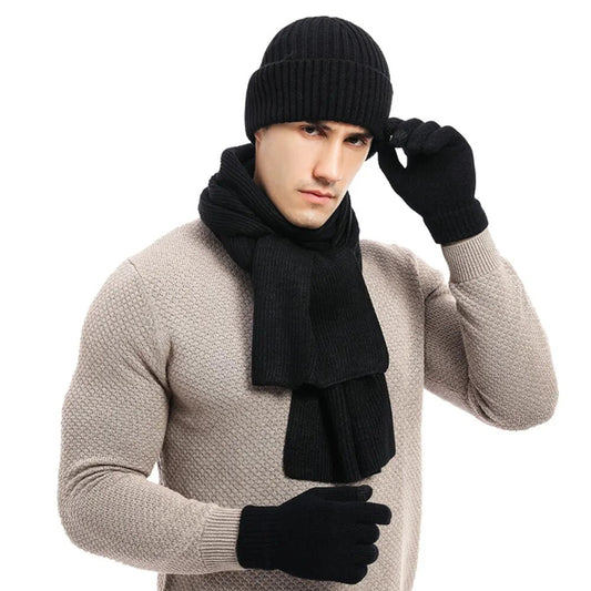 Cooles Winterset aus Mütze, Schal und Handschuhen - Egon