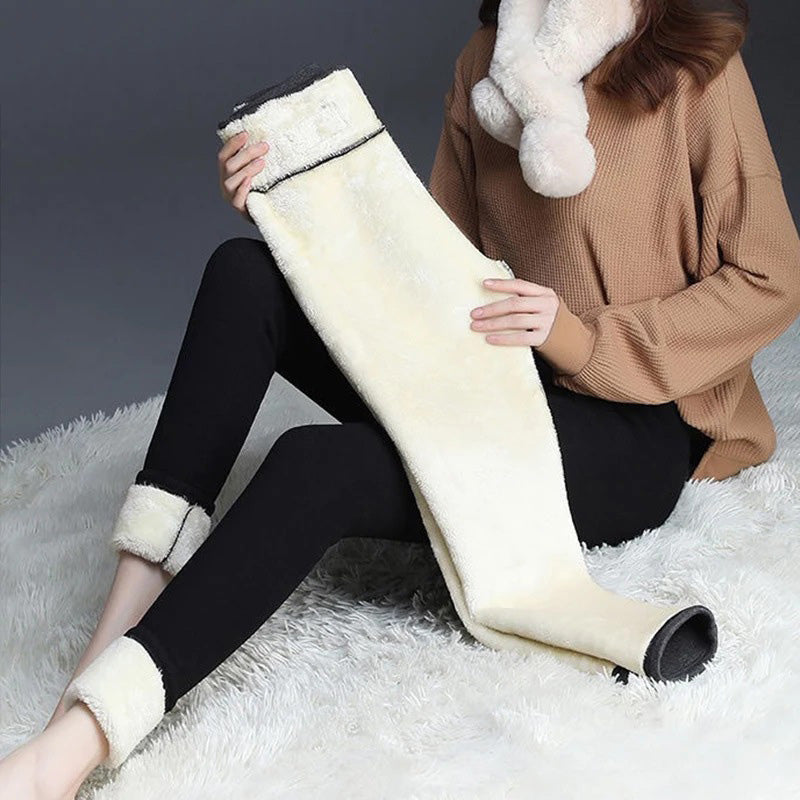 Winter-Leggings aus Lammsamt - Blanca