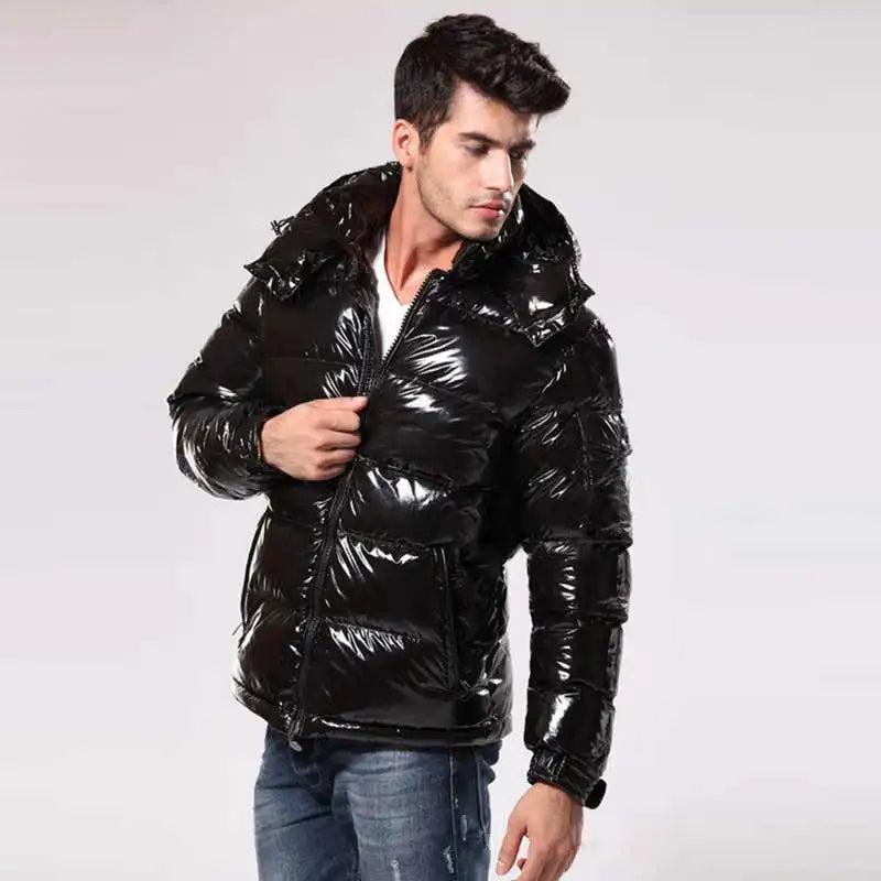 Matthew - Glänzende Herren-Pufferjacke