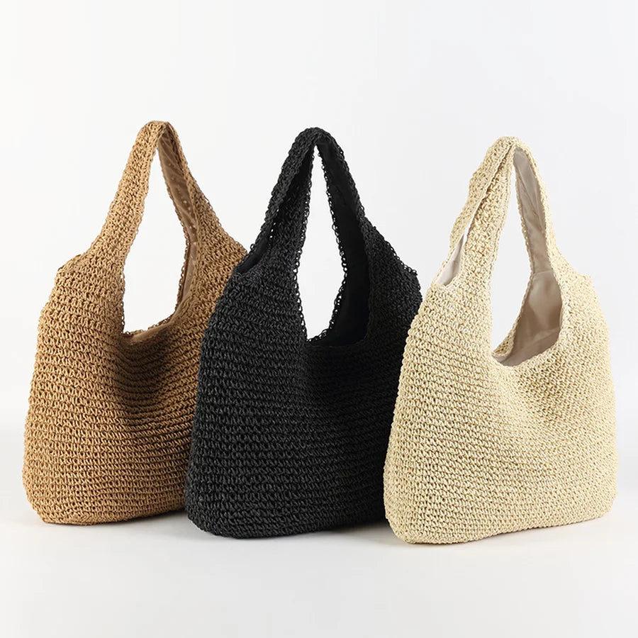 Damen-Rattan-Strandtasche - Cameron