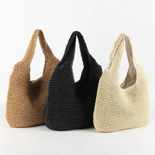 Damen-Rattan-Strandtasche - Cameron