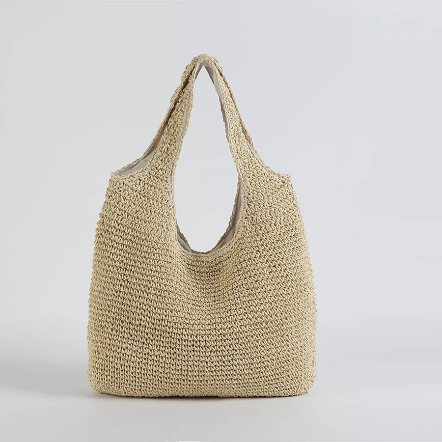 Damen-Rattan-Strandtasche - Cameron