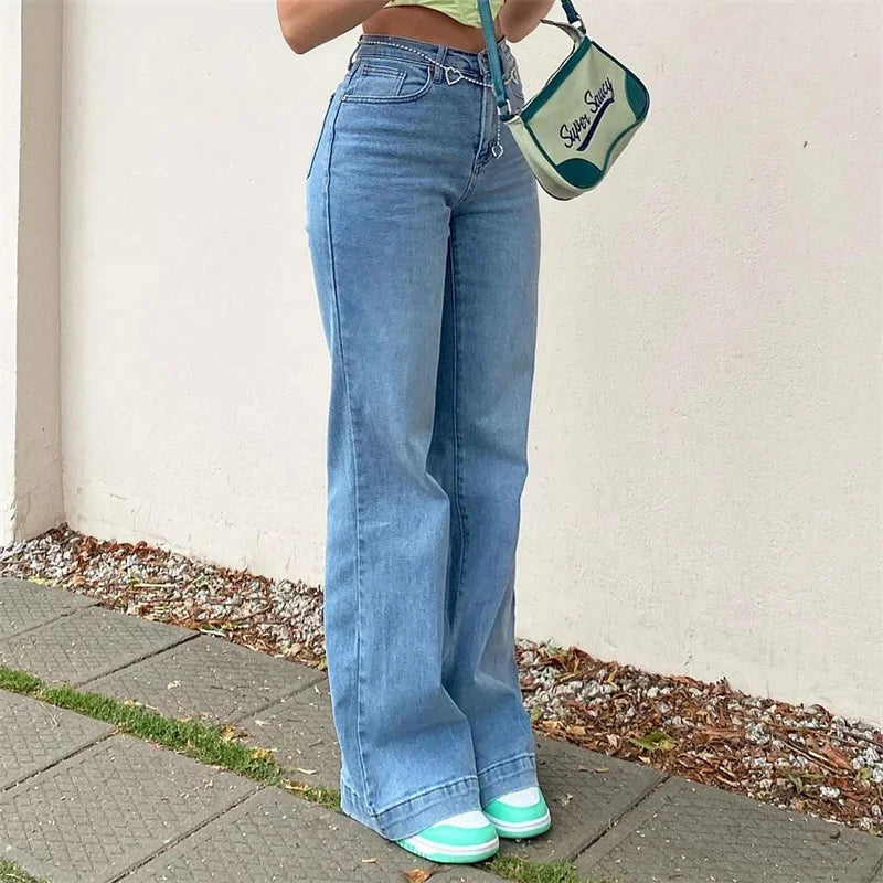 Weite Retro-Jeans - Herlen