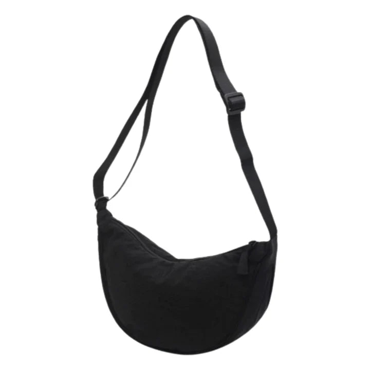 Elegante Halbmond-Schultertasche mit verstellbarem Riemen - Ilse