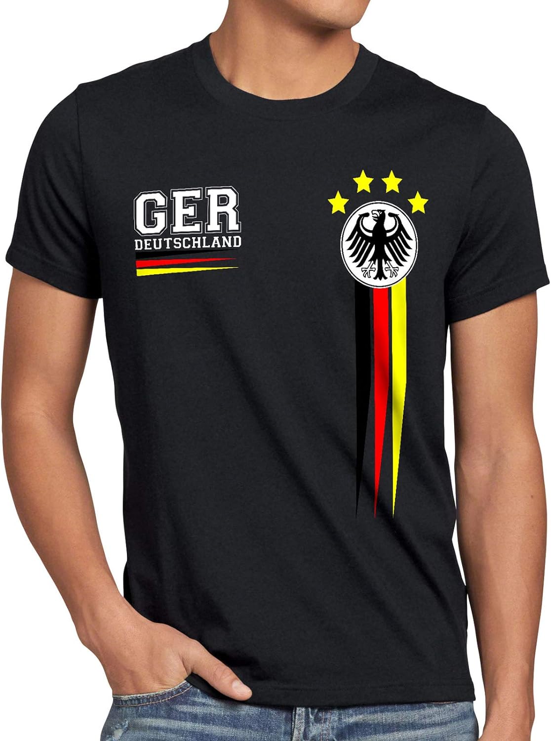 Herren T-Shirt Deutschland Euro 2024 Deutschland Fußball Europameisterschaft Trikot - Bjorn