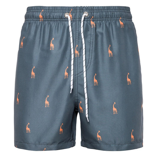 Achim - Wasserdichte Herren-Badehose mit Giraffen-Print