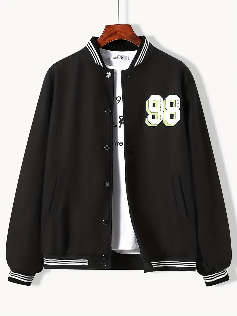 Fabio - Herren Baseball Kragen Jacke