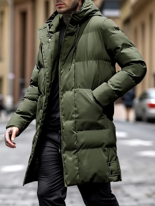 Herren Lässiger Puffer-Mantel mit Taschen - Benjamin