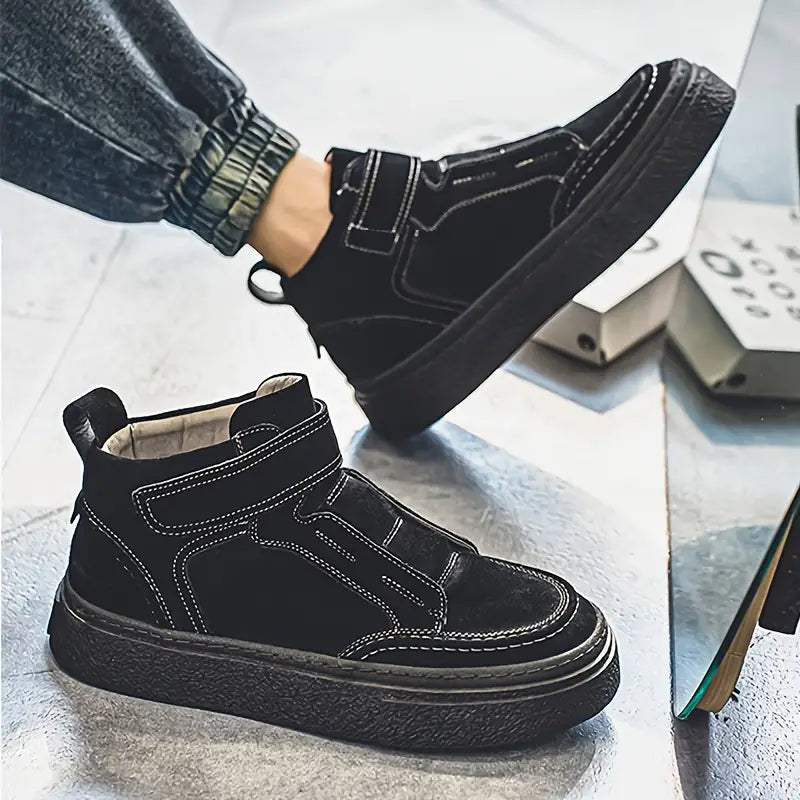 Vintage Mid-Top Schuhe mit Klettverschluss - Danas