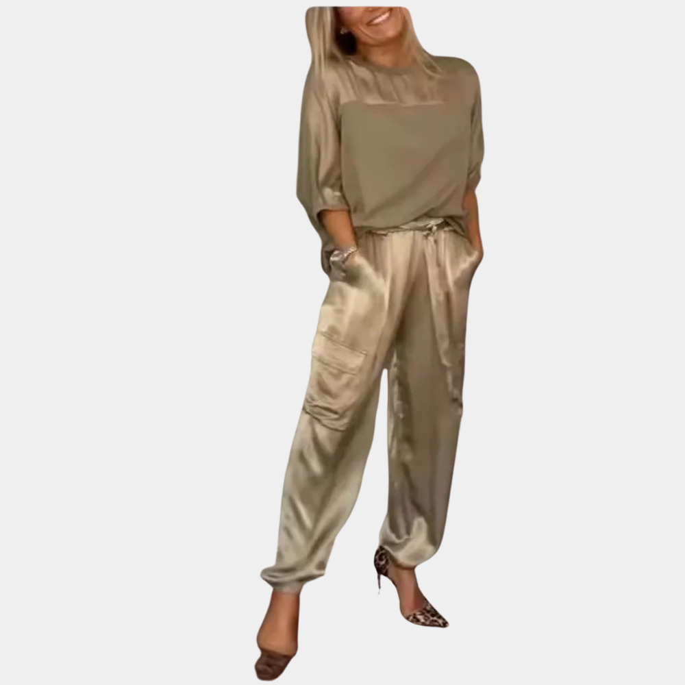 Elegantes Satin-Chic-Set - Kaliyah