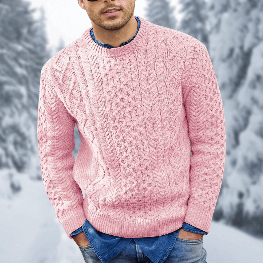 Benn – Warmer langärmliger Strickpullover