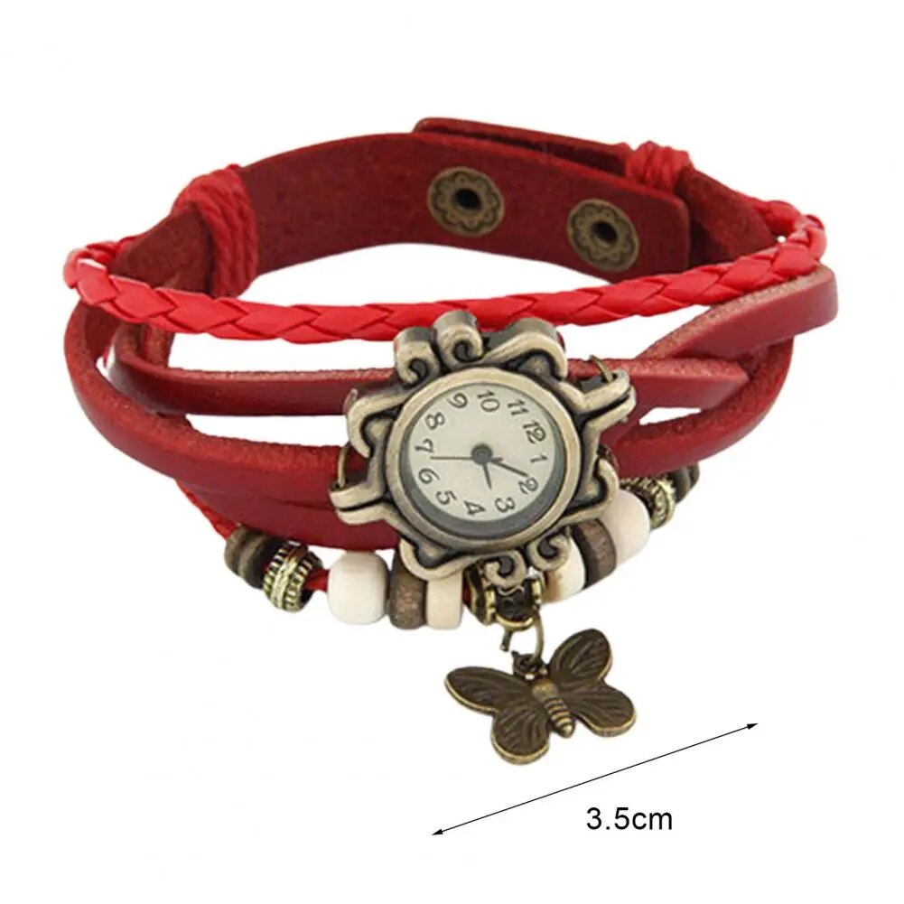 Adele – Damen-Accessoire-Uhr mit Vintage-Blumenarmband