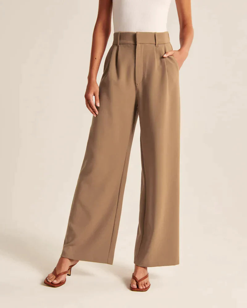 Taillierte Hose mit weitem Bein - Yaretzi