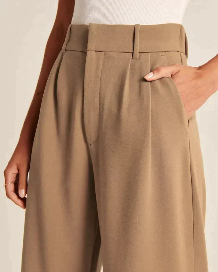 Taillierte Hose mit weitem Bein - Yaretzi