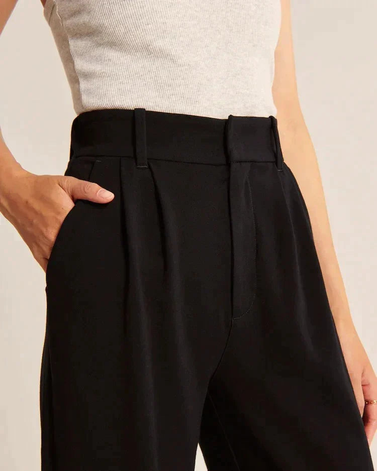 Taillierte Hose mit weitem Bein - Yaretzi