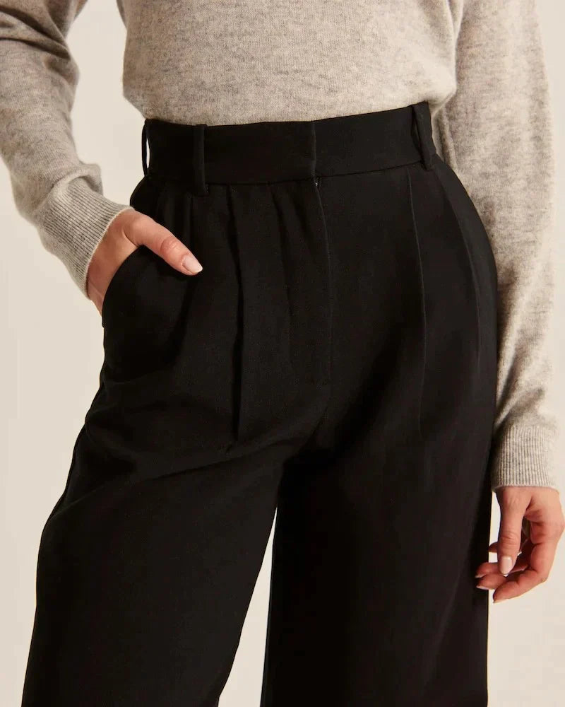 Taillierte Hose mit weitem Bein - Yaretzi