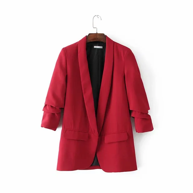 Dames Blazer met geplooide mouwen - Charlotte