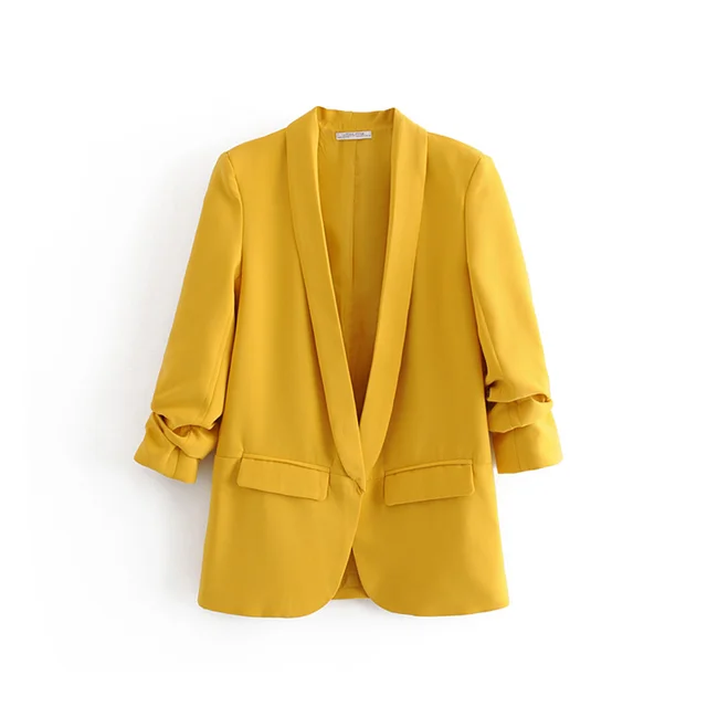 Dames Blazer met geplooide mouwen - Charlotte