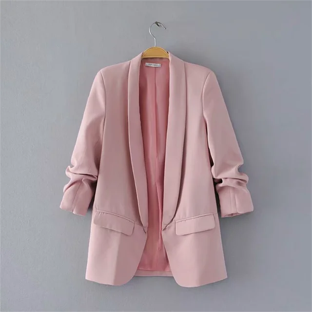 Dames Blazer met geplooide mouwen - Charlotte