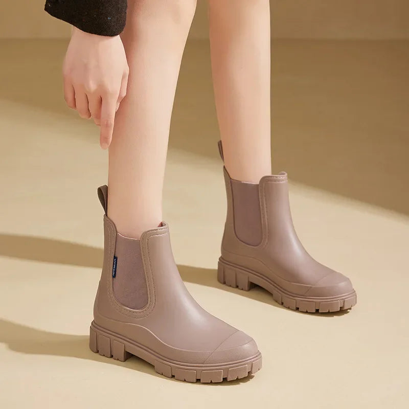 Mittelhohe wasserdichte Regenstiefel - Ursula