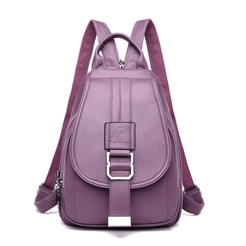 Lederrucksack für Damen - Maddison