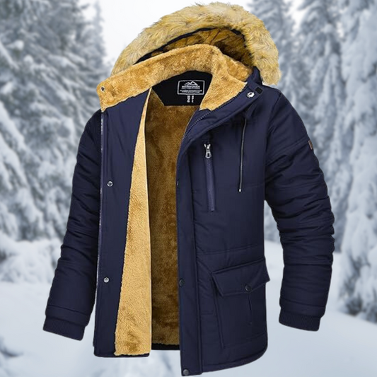 Fleece gefüttert Puffer Winterjacke für Herren – Julian