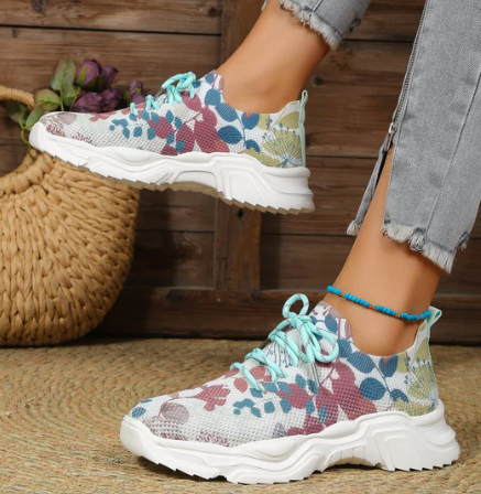 Lune – Stilvolle Damenschuhe mit Blumenmuster