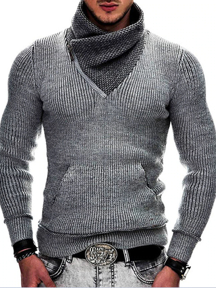 Elijah - Modischer Harajuku-inspirierter Strickpullover für Männer