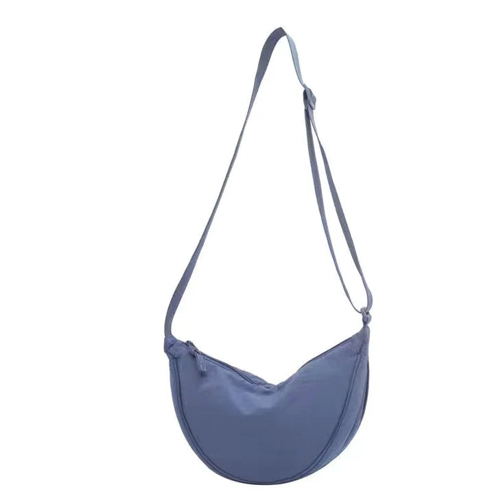 Elegante Halbmond-Schultertasche mit verstellbarem Riemen - Ilse