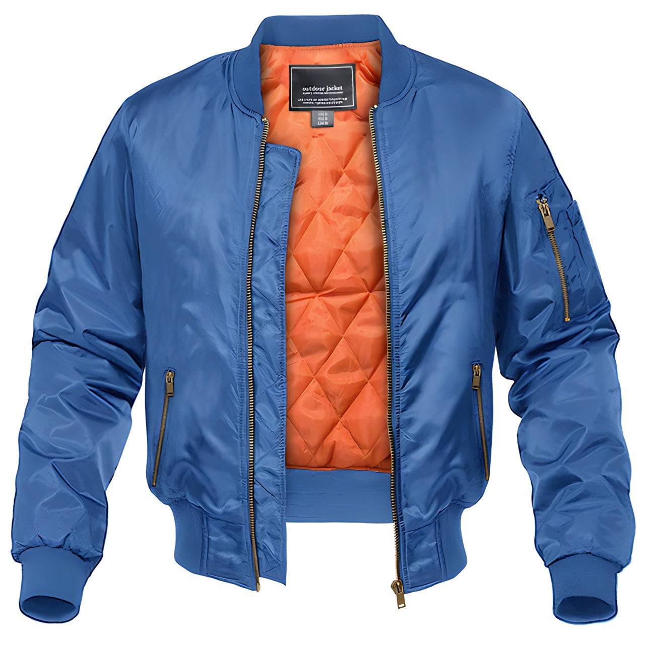 Vick - Pilot Bomberjacke blau vorderseite