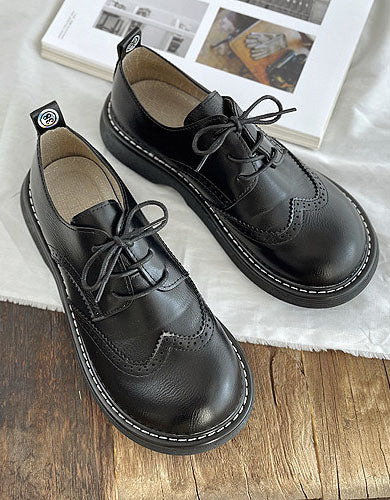 Elsa - Breite Box Brogue Style Oxford Schuhe