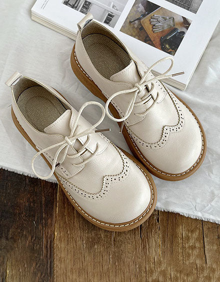 Elsa - Breite Box Brogue Style Oxford Schuhe