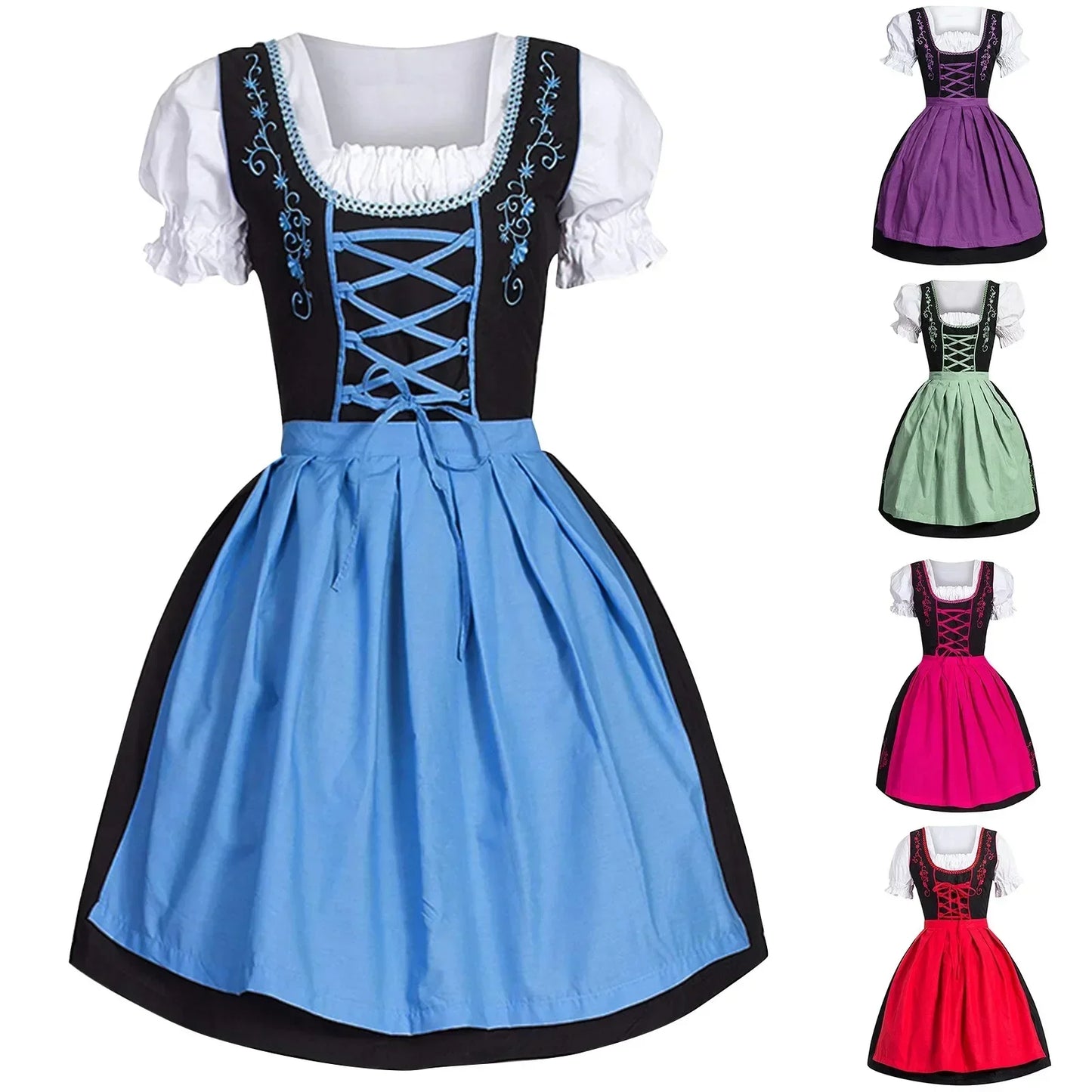 Freda - Einzigartige Tracht für Damen mit Schürze und Bluse