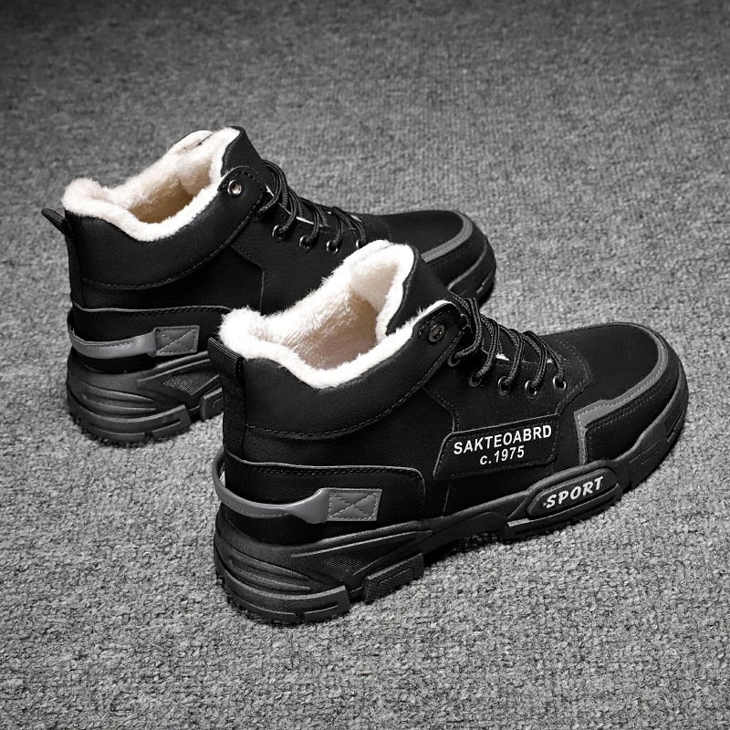 Aston - Dicke Wasserdichte Winterschuhe mit hoher Sohle