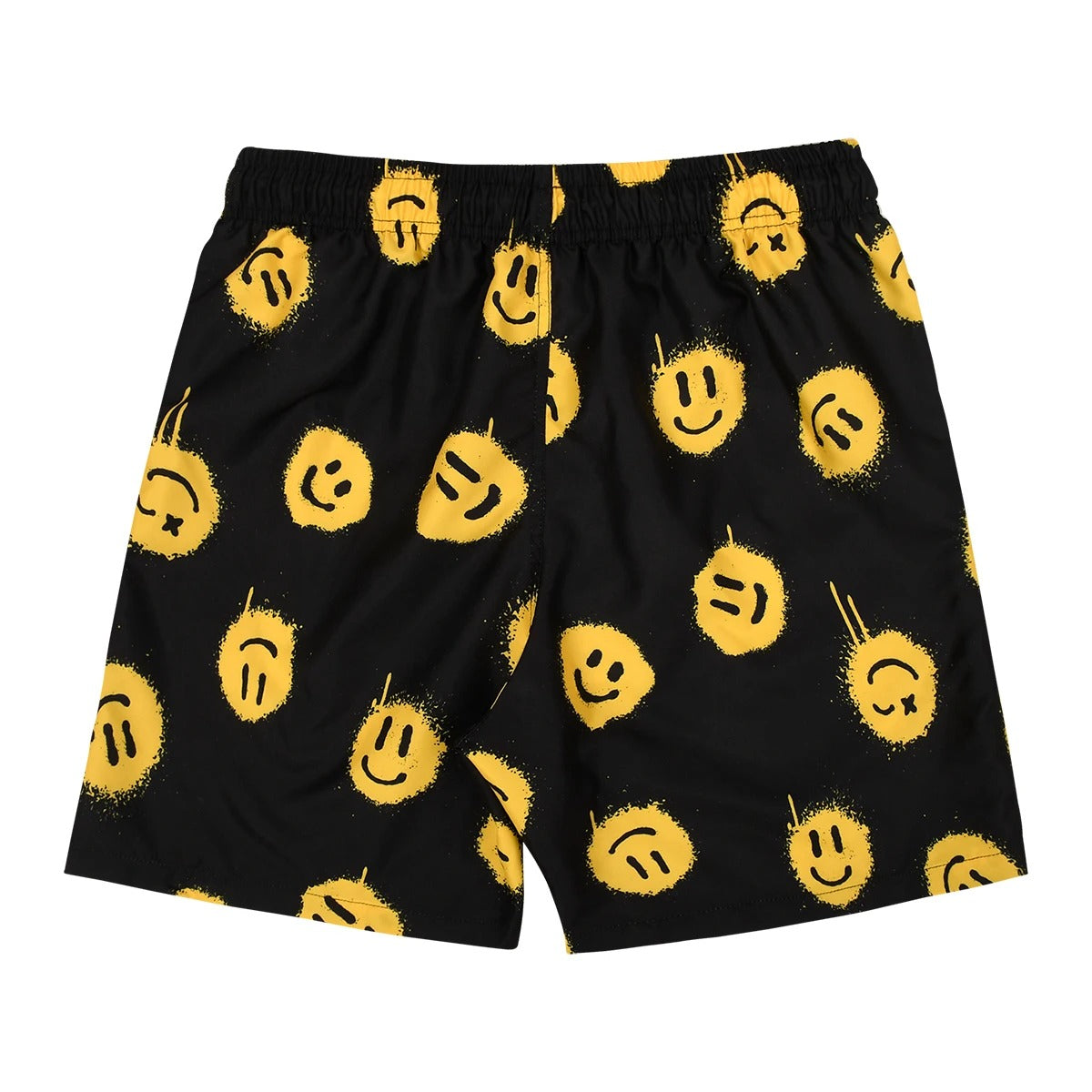 Didi - Schwarze Herren-Badehose mit Emoji-Print