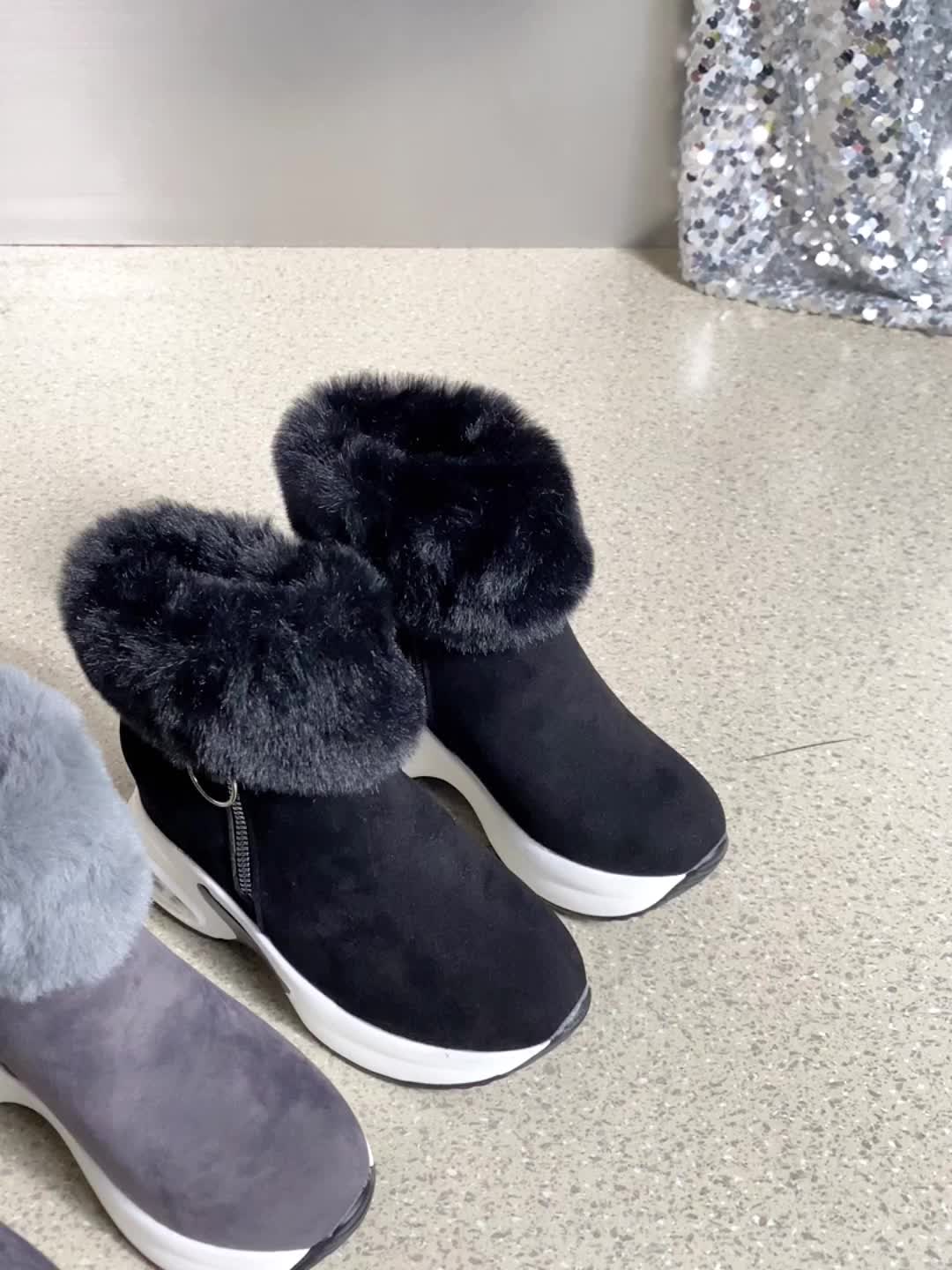 Sophia - Ultimativer Komfort Fleece-Winterstiefel mit Seitenreißverschluss