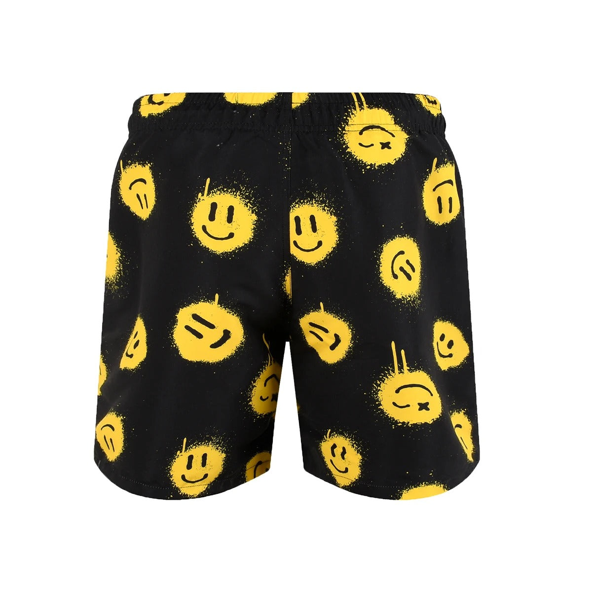 Didi - Schwarze Herren-Badehose mit Emoji-Print