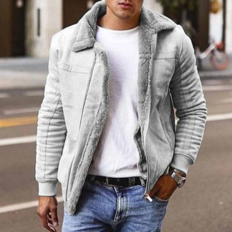 Sonny - Kuschelige Komfort Shearling Jacke für Männer