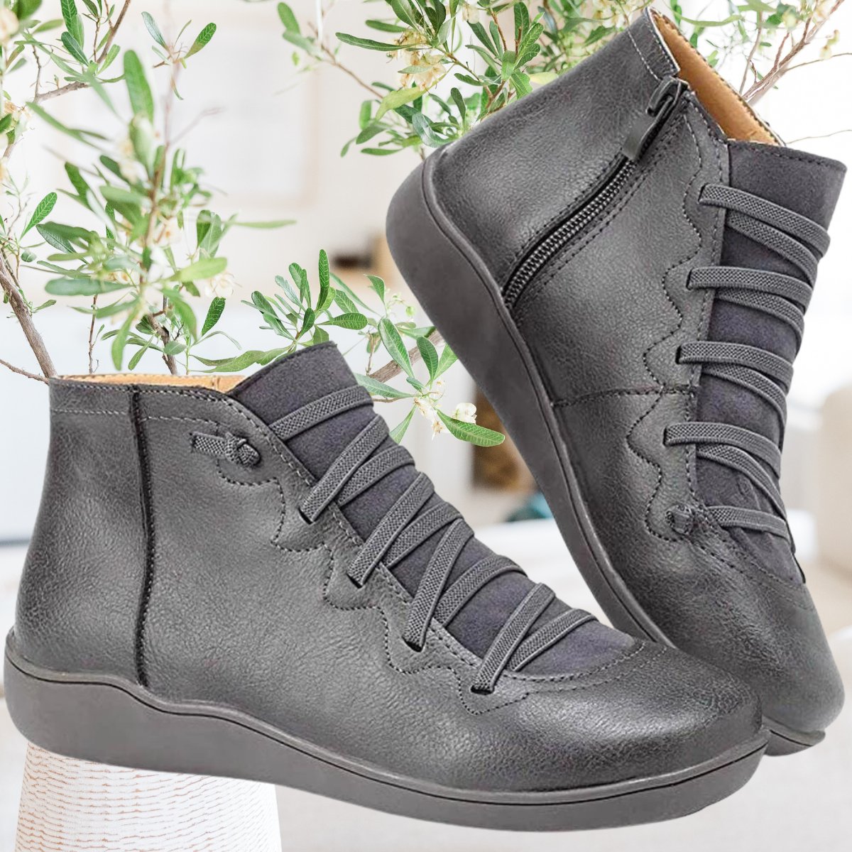 Farbige Lederschuhe für Damen - Arielle