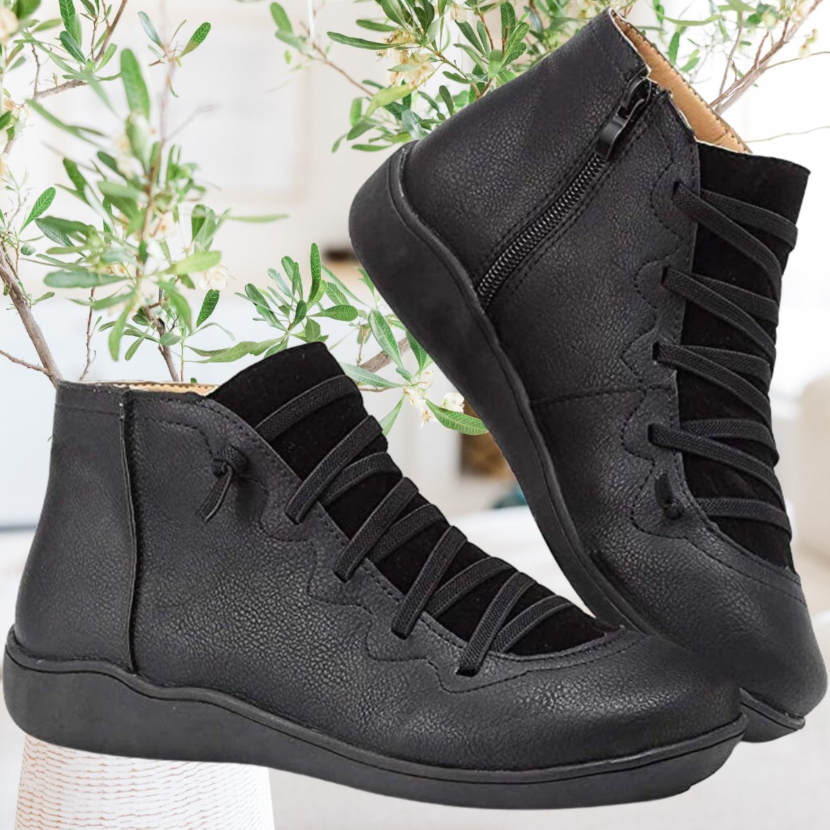 Farbige Lederschuhe für Damen - Arielle