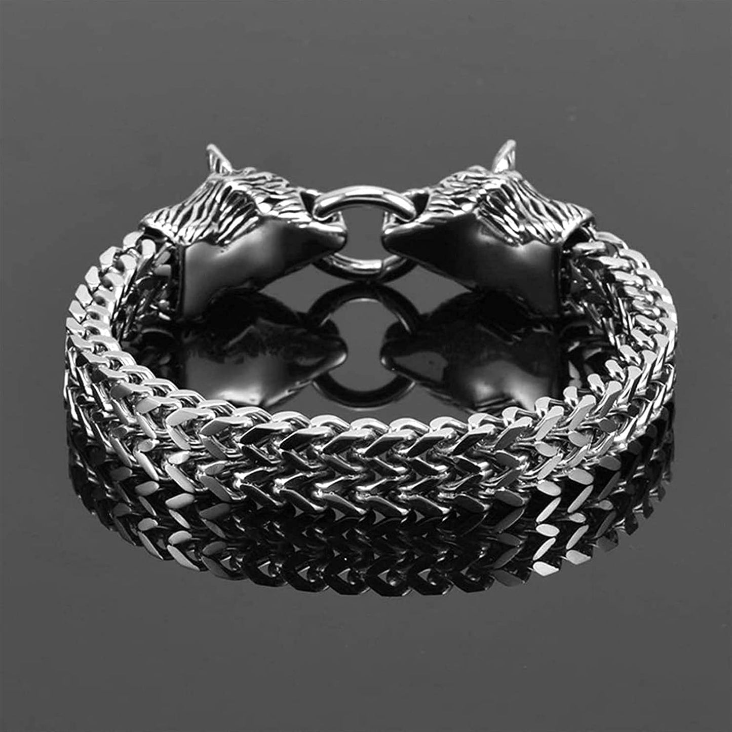 Siegmund - Fashionable Viking Wolf Armband