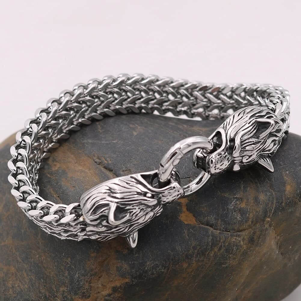 Siegmund - Fashionable Viking Wolf Armband