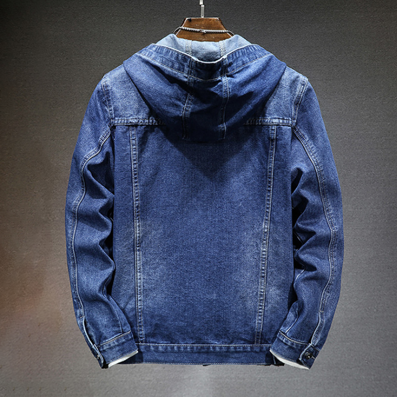 Lean - Urban Denim Jacke Mit Kapuze