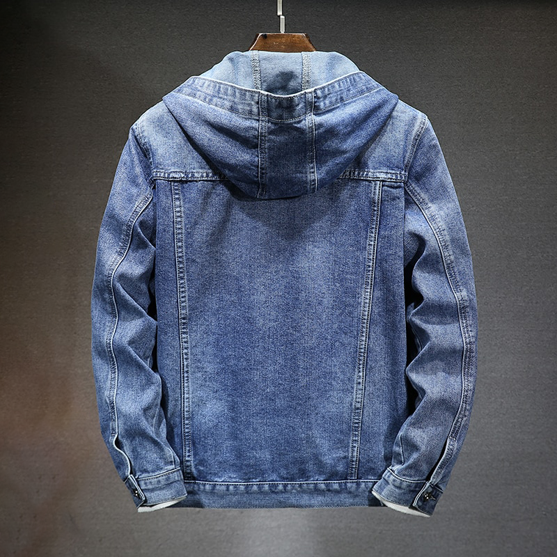 Lean - Urban Denim Jacke Mit Kapuze