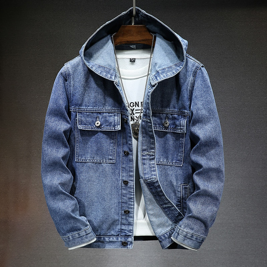 Lean - Urban Denim Jacke Mit Kapuze