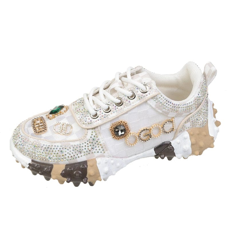 Casira - Rhinestone Diamant Schuhe