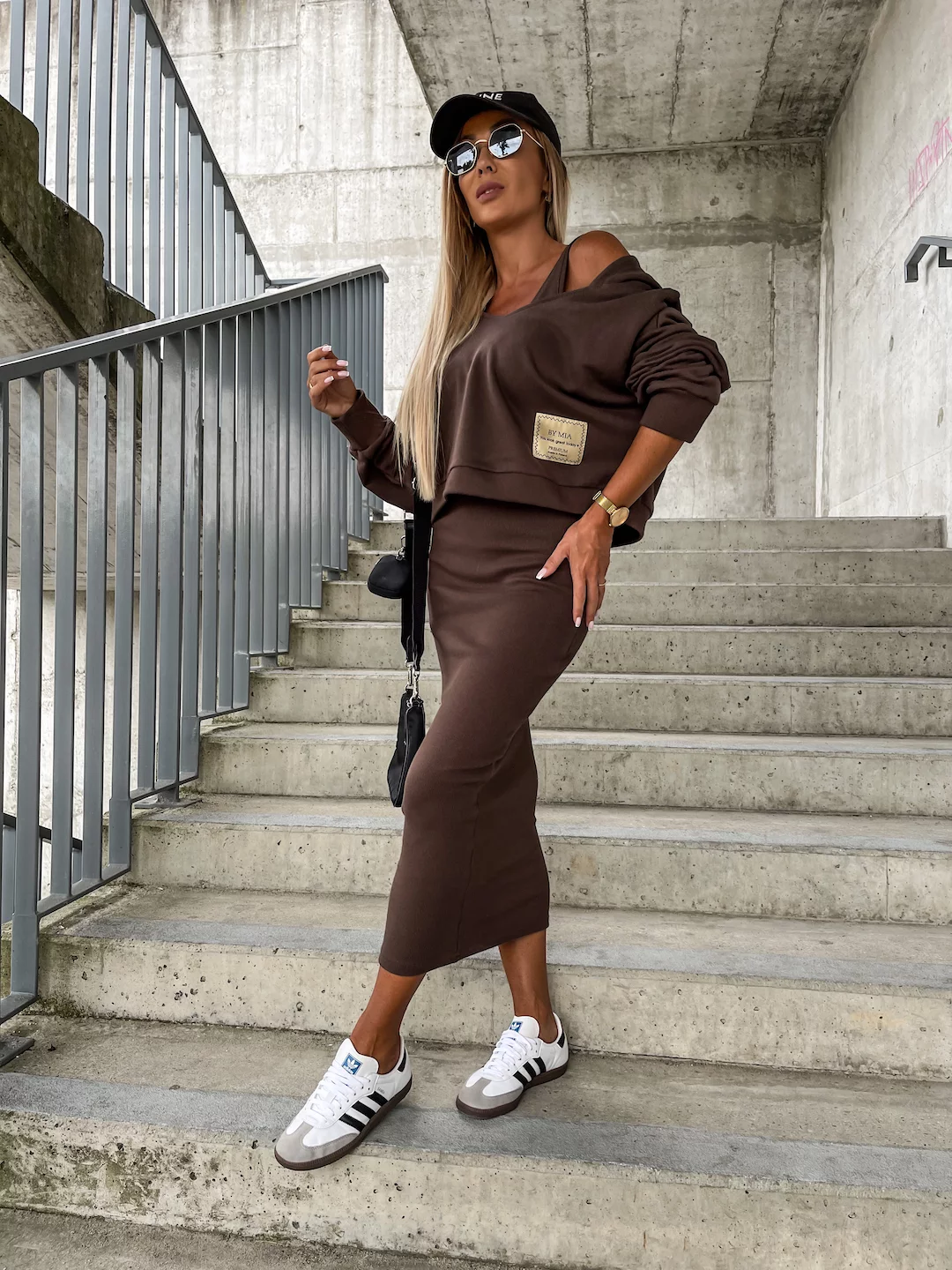 Sharon - Kleid und Sweatshirt Set