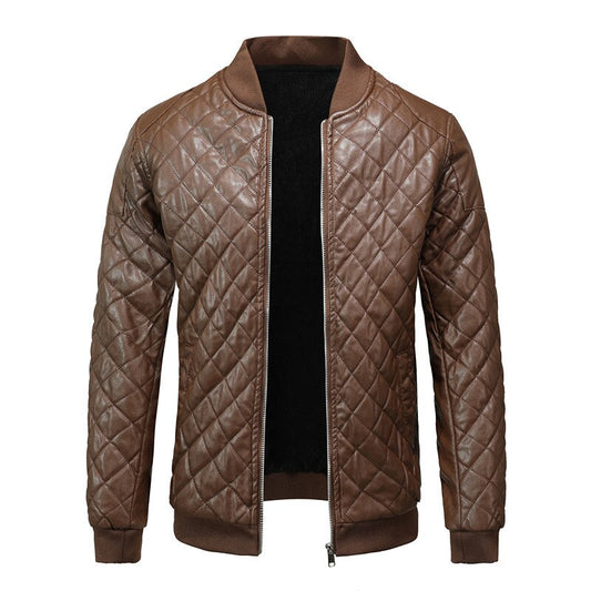 Samuel - Slim Fit Lederjacke